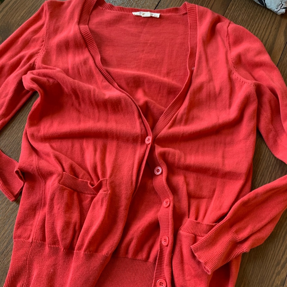 Forever21 Coral Cardigan